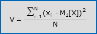 Varianza - Formula per una serie di osservazioni