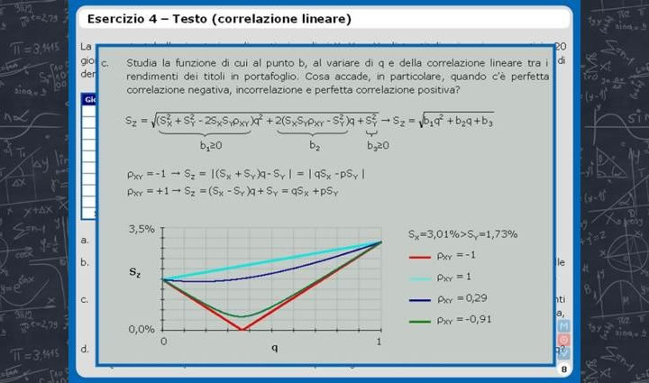 Relazioni statistiche: coefficiente di correlazione lineare